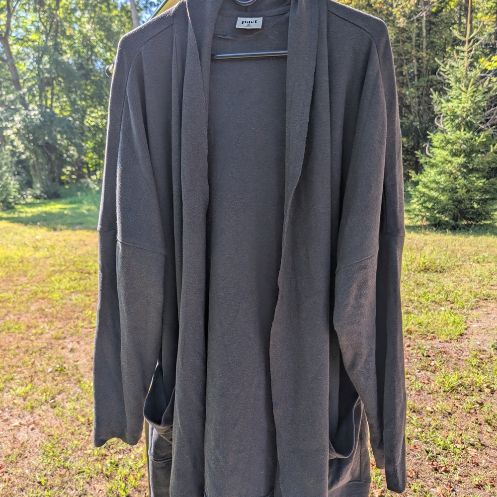 NEW Pact Airplane Wrap Cardigan XL/2X